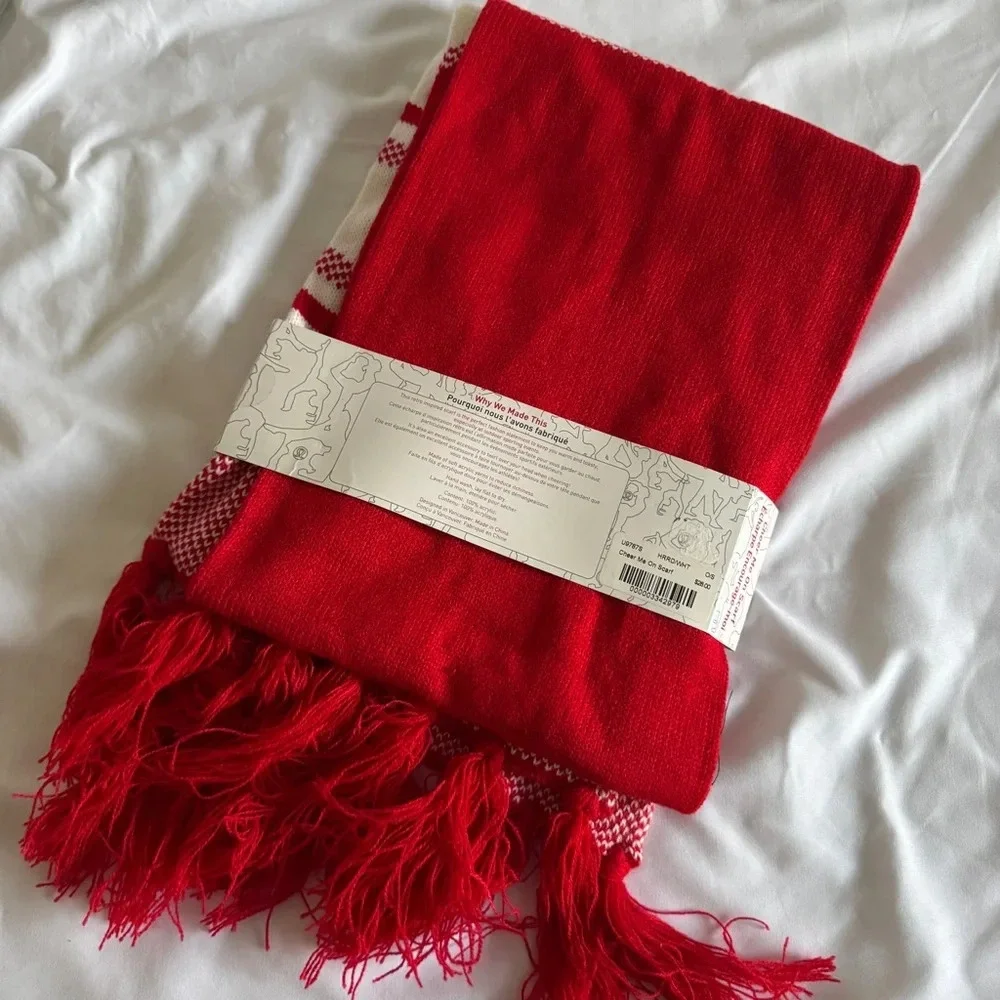 🆕🇨🇦 RARE 2010 Lululemon Canada Cheer Me On Scarf